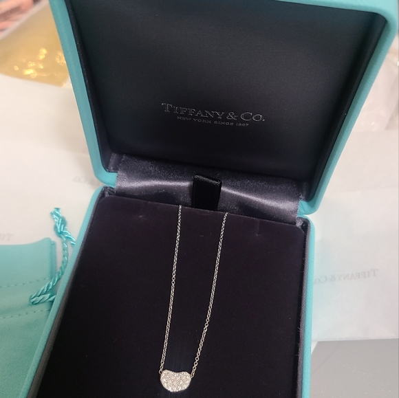 Tiffany & Co. Platinum Necklace with White Accents - Picture 5 of 7
